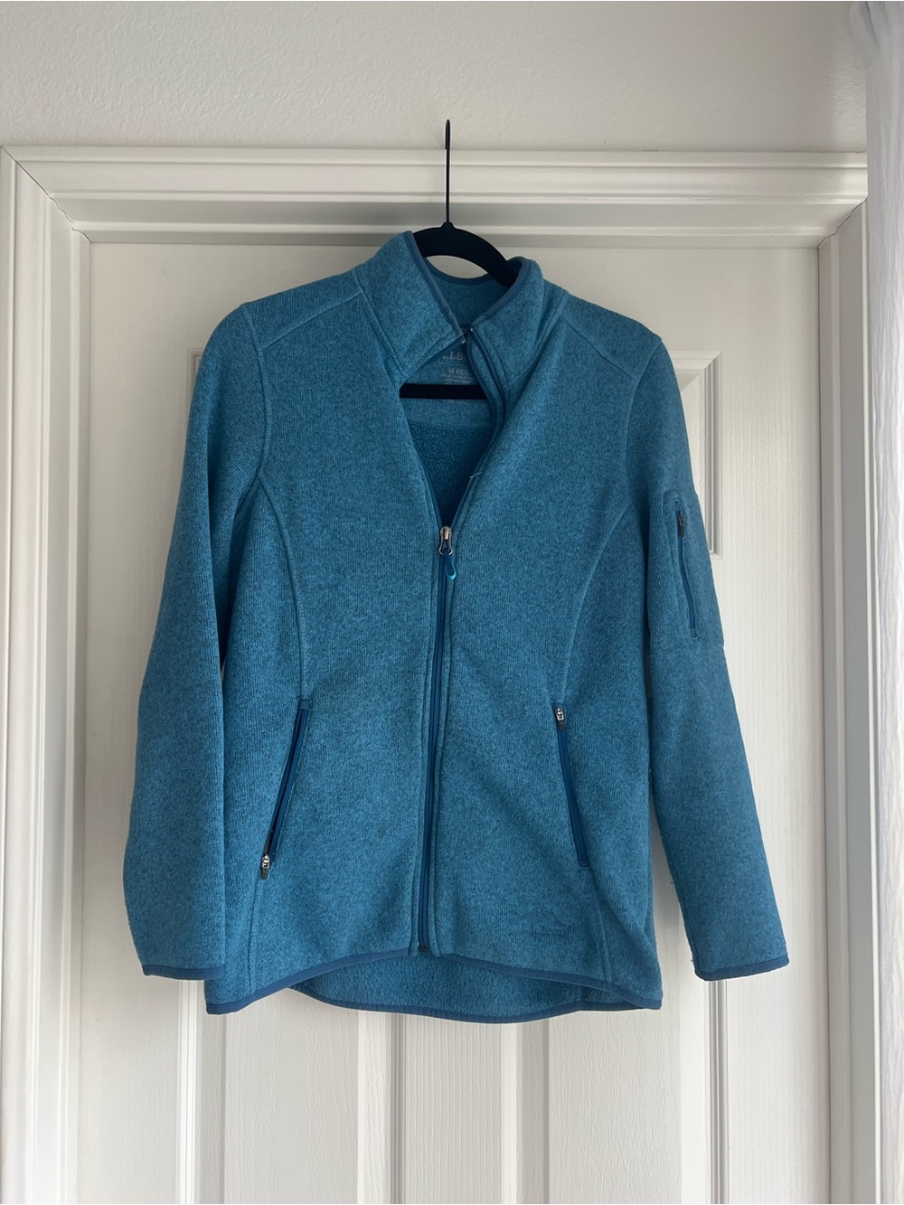 L.L. Bean Teal Zip-Up Women's Fleece Jacket